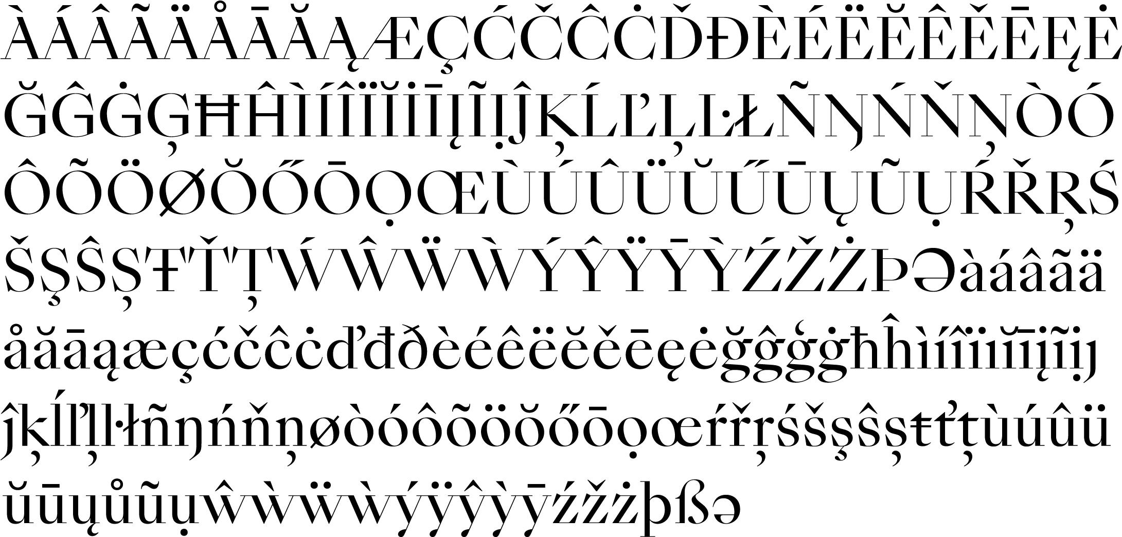 Sangbleu - Diacritics (2203x1145), Png Download