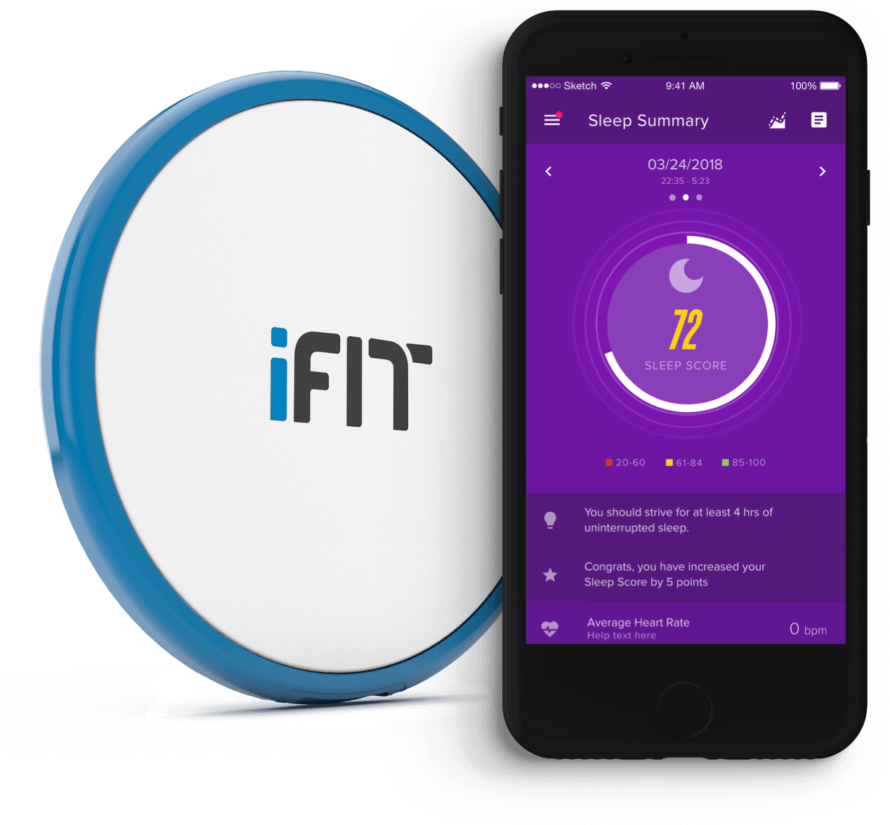 Ifit Sleep App (1750x1200), Png Download