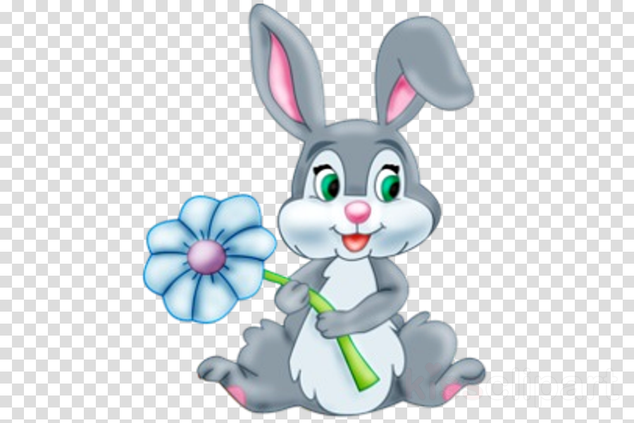 Clipart Resolution 600*600 - Bunny Clipart Transparent Background (900x600), Png Download