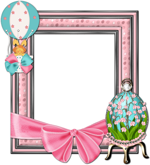 View Full Size - Transparent Easter Frame Png (538x588), Png Download