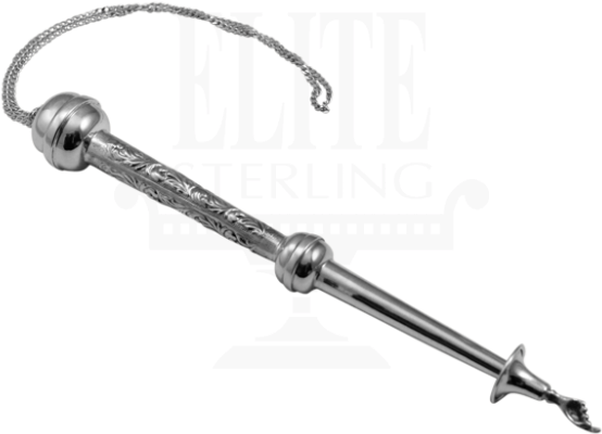 Close Floral Torah Yad - Metalworking Hand Tool (585x780), Png Download