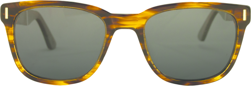 Gold Silk Black Smoke Polarized - Reflection (1060x366), Png Download
