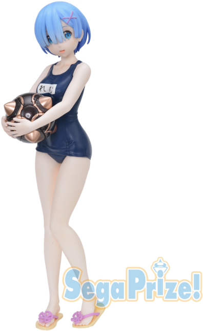 Rem You On A Day Of Summer School Swimsuit (700x700), Png Download