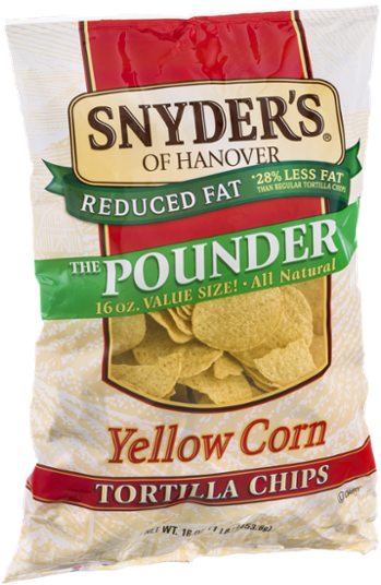 Snyder's Of Hanover Reduced Fat Yellow Corn Tortilla - Snyders Of Hanover (600x600), Png Download