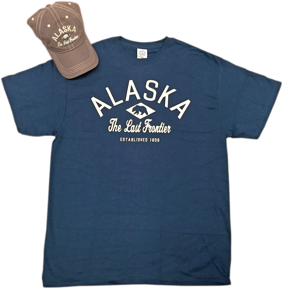 Rhombus Grizzly Alaska Hat & T-shirt Combo - T-shirt (980x1000), Png Download