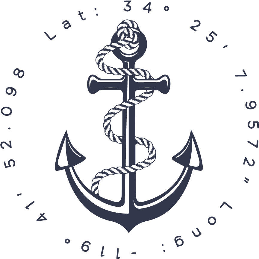 Creature Comforts Nautical Round Dish | Modestmutt.com (900x916), Png Download