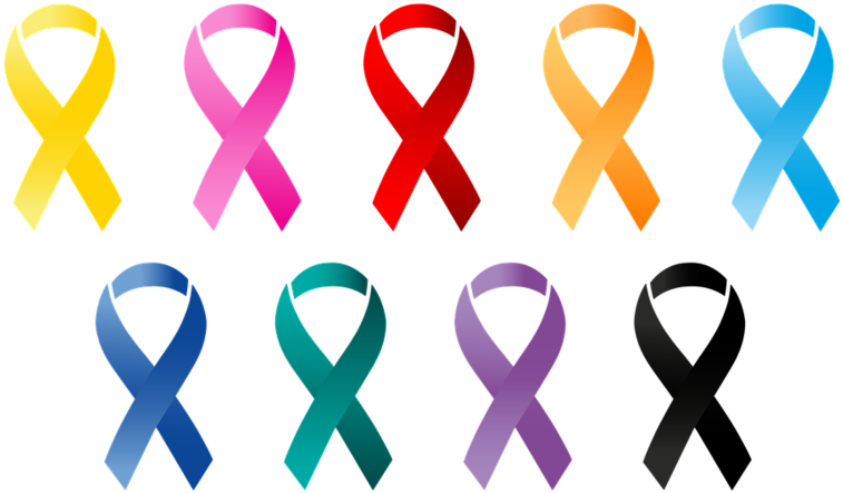 Cancer Logo Png, Download Png Image With Transparent - Cancer Awareness Ribbons Png (800x476), Png Download