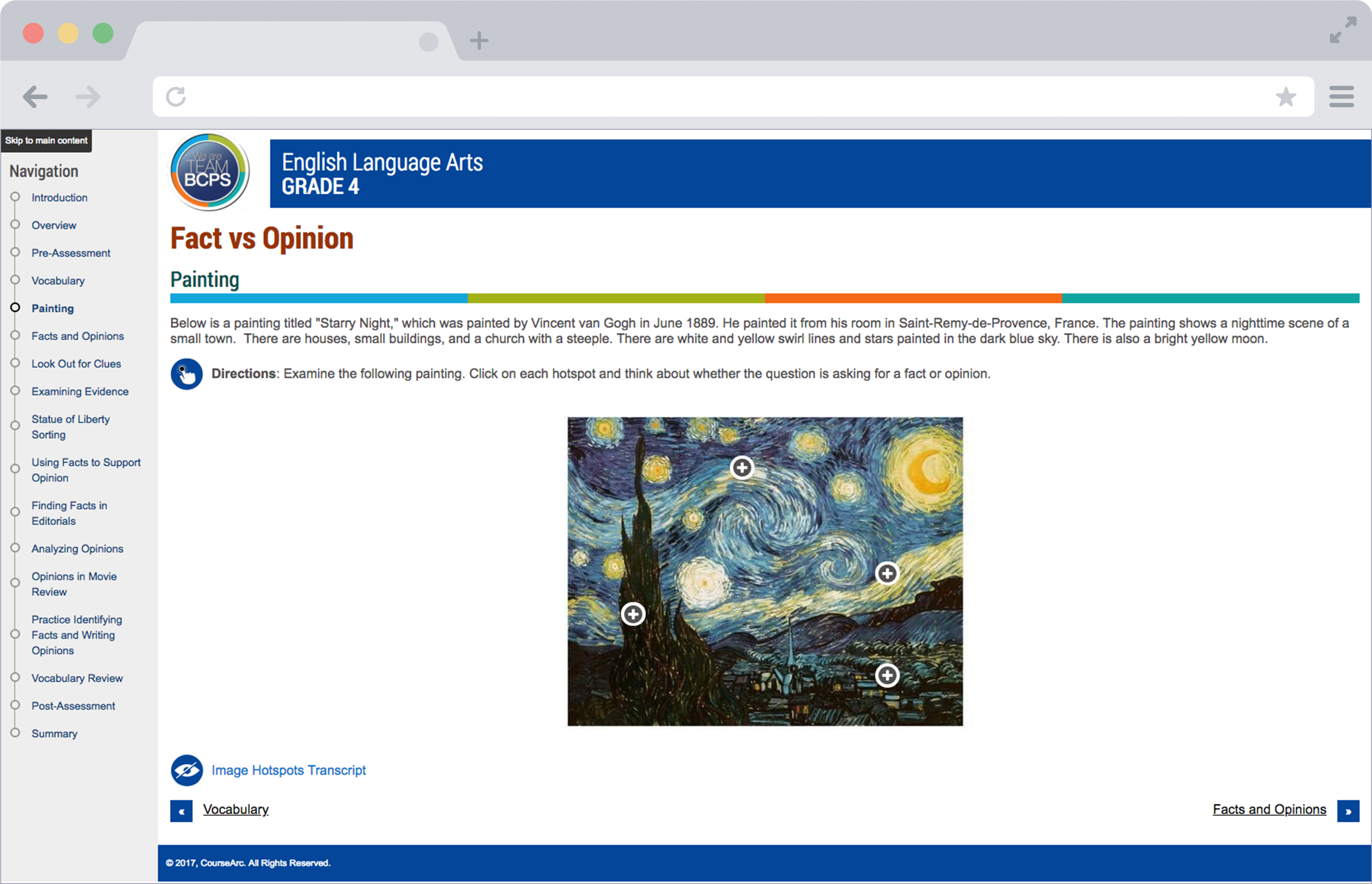 Customize Your Classroom With Blended Learning - Van Gogh Starry Night (5548x3778), Png Download