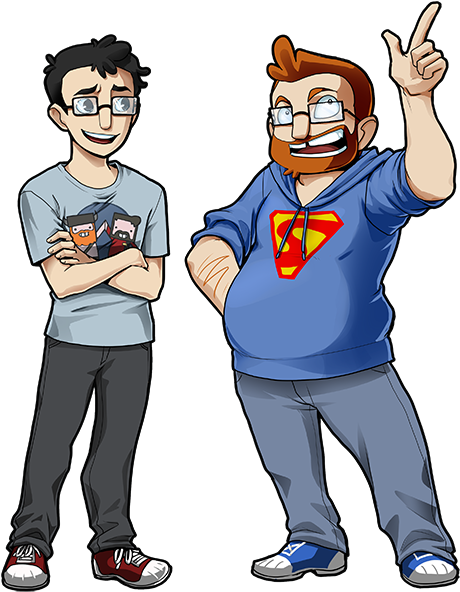 Is That Even - Yogscast Fanart Lewis And Simon (600x600), Png Download