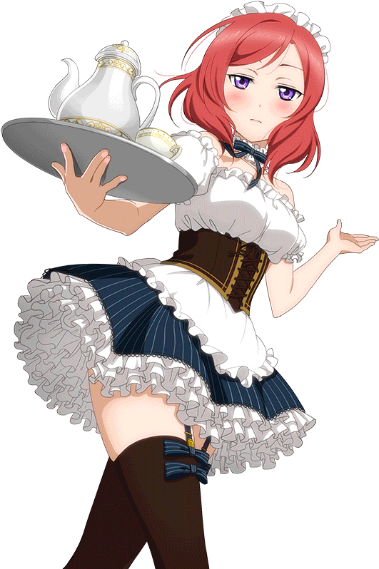 Download Images - Love Live Maid Maki Transparent (1024x1024), Png Download