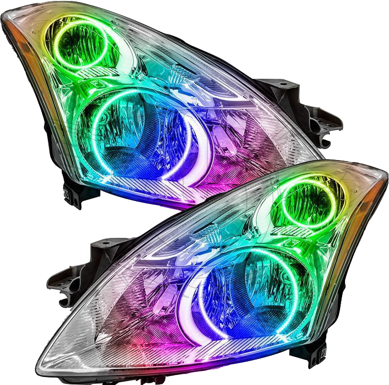 Custom Color Changing Halo Headlights - Oracle Lighting 8192-001: Oracle Smd Pre-assembled (780x772), Png Download