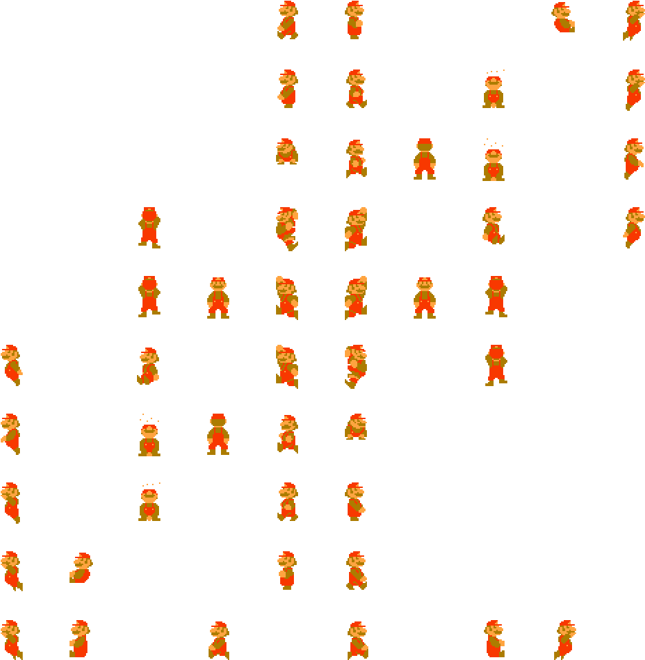 8-bit Nes Smb1 Custom Mario And Luigi Sprites - Mario Series (1000x1000), Png Download