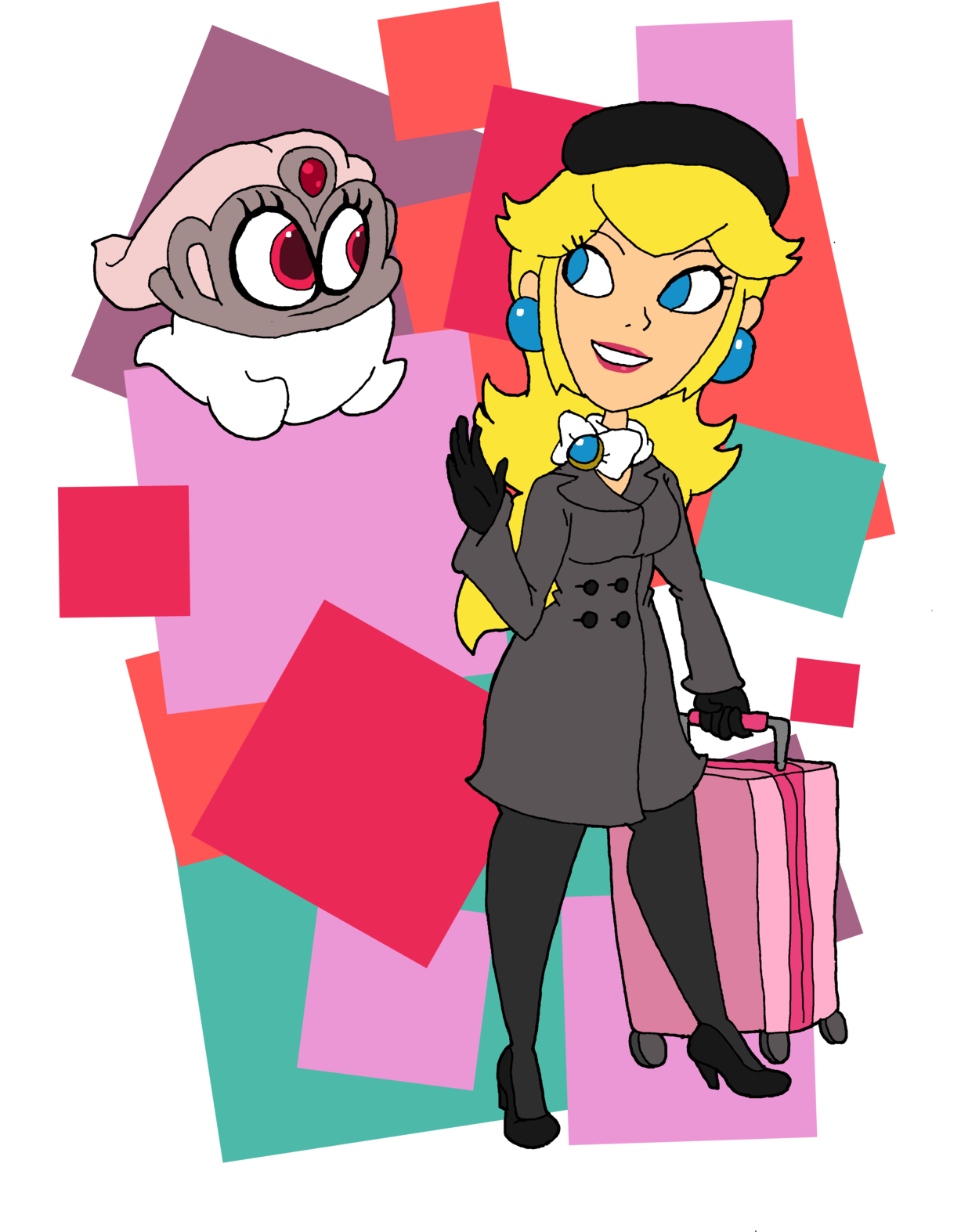 A Little Super Mario Odyssey Fanart That Doesnt Feature - Mario Series (1280x1617), Png Download