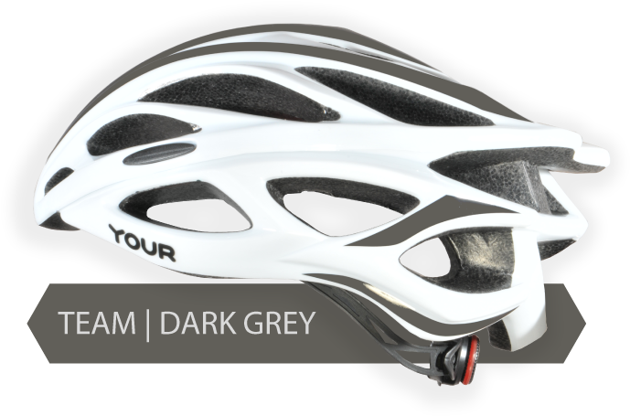 Your Helmets Team White 00 Left Dark Grey - Warna Jingga (735x459), Png Download