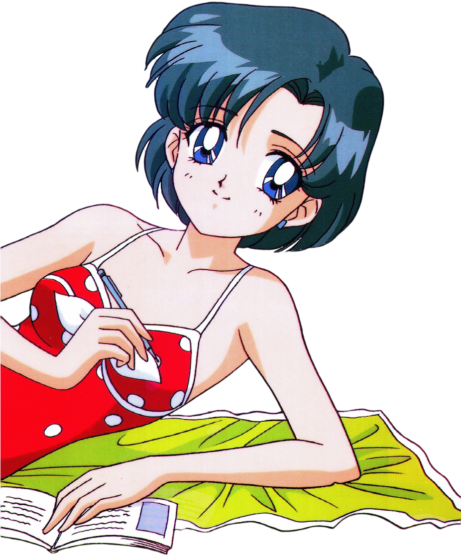 Ami Watch Sailor Moon, Sailor Moon Fan Art, Sailor - Sailor Moon Ami Mizuno (925x1155), Png Download