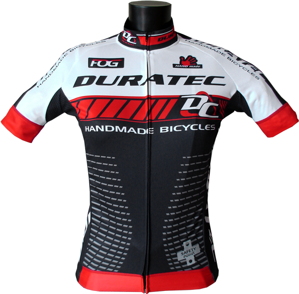 Red Cycling Jersey - Duratec Ltd. (600x600), Png Download