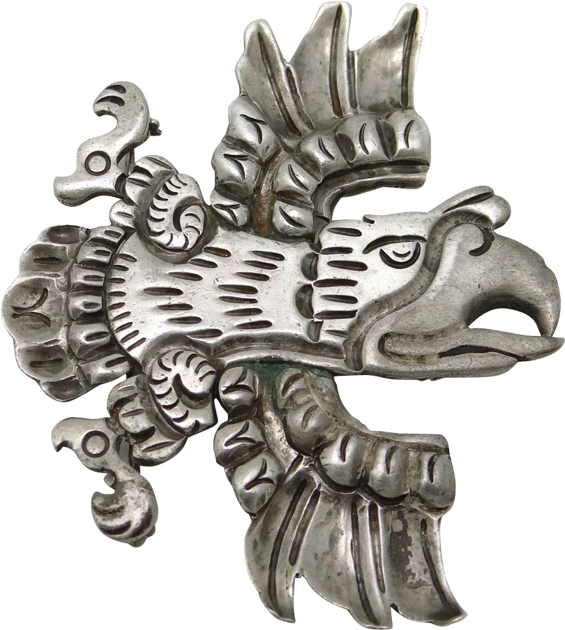 1940's William Spratling Silver Taxco Mexican Eagle - Statue (901x901), Png Download