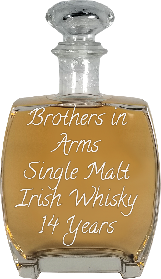 Brothers In Arms Single Malt Irish Whisky, 14 Years - Liquor (1024x1024), Png Download