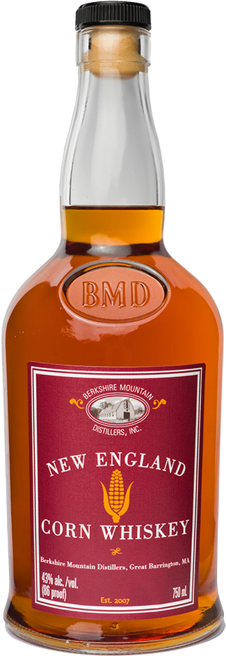 New England Corn Whiskey - Berkshire Mountain Distillers Ragged Mountain Rum (397x1000), Png Download