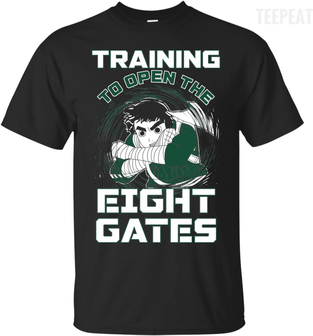 Rock Lee Training Eight Gates Tee Apparel Teepeat - Seagulls Stop It Now Shirt (1155x1155), Png Download