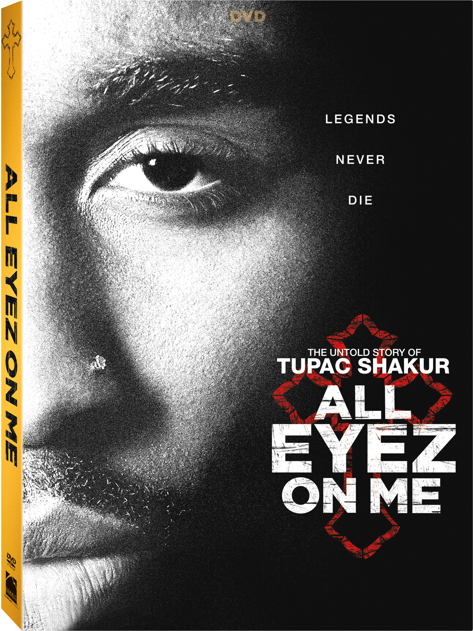 Images - All Eyez On Me Bluray (2391x2945), Png Download