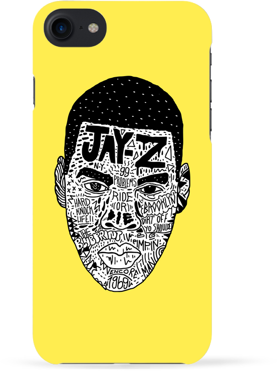 Coque 3d Iphone 7 Jay-z Head De Nick Cocozza (690x850), Png Download