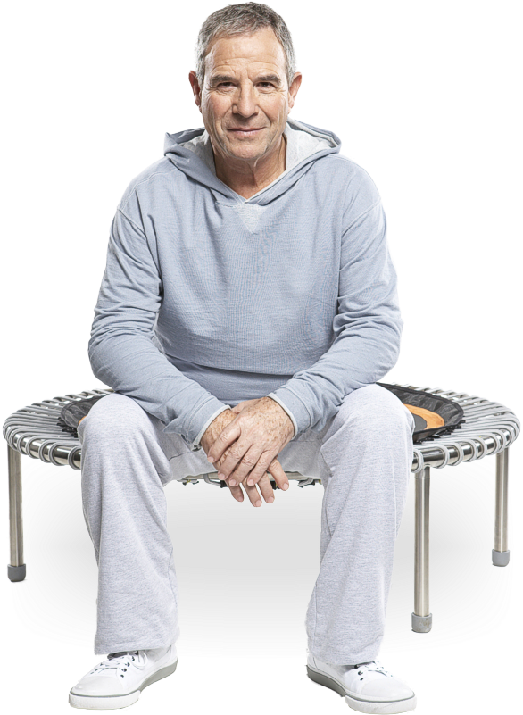 Move With Back Pain On The Bellicon - Sitting (600x825), Png Download