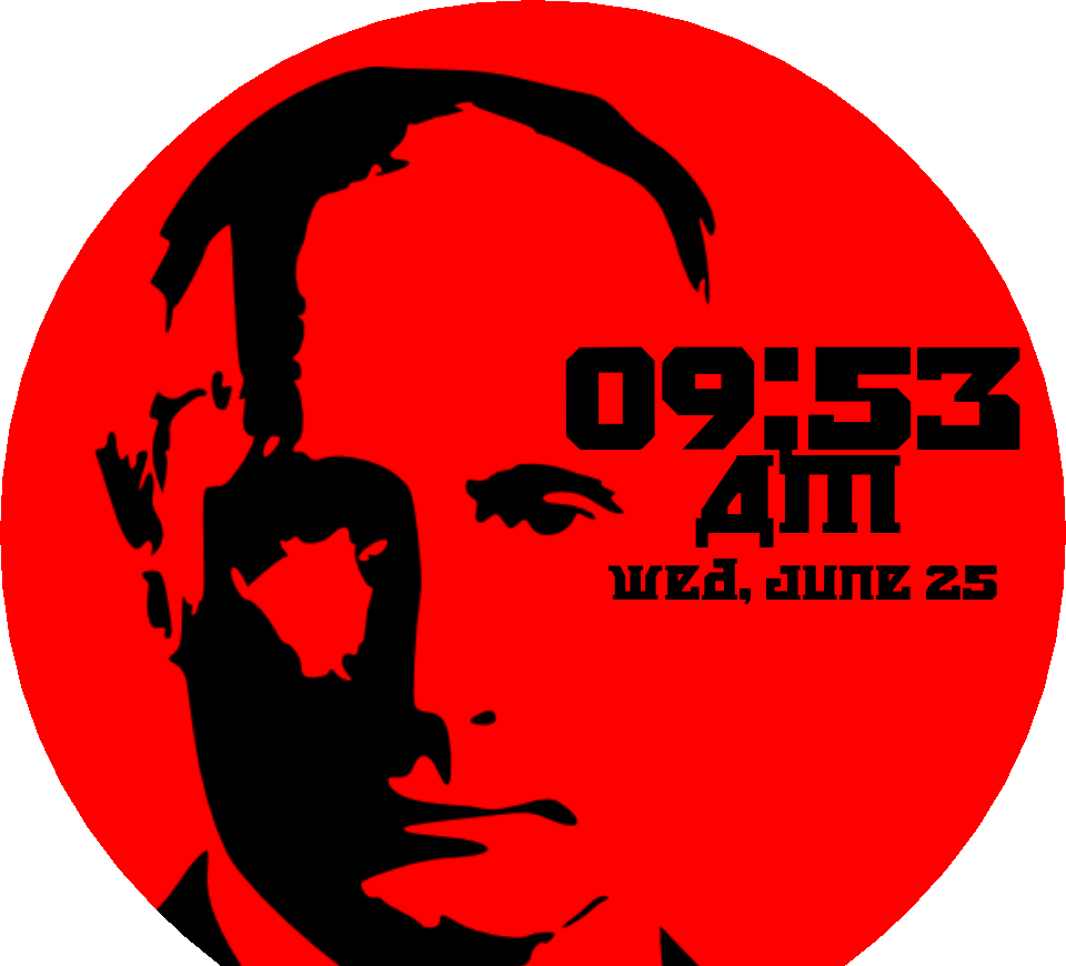 Red Putin By Axiom Watch Face Preview (960x870), Png Download