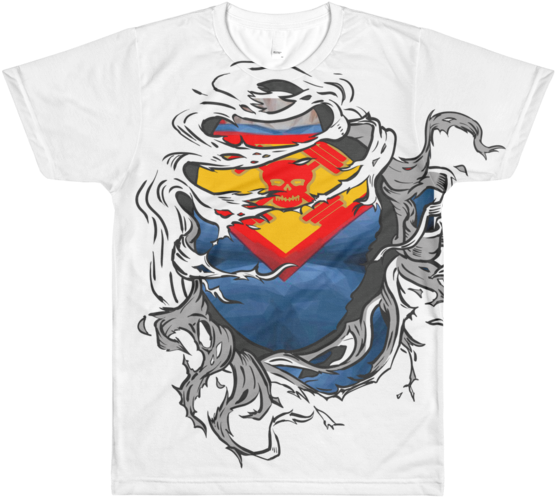 Super Dlcc Ripped All Over Printed T Shirt - Christmas 2017 Meerkat Shirt, Funny Halloween Costume (600x600), Png Download