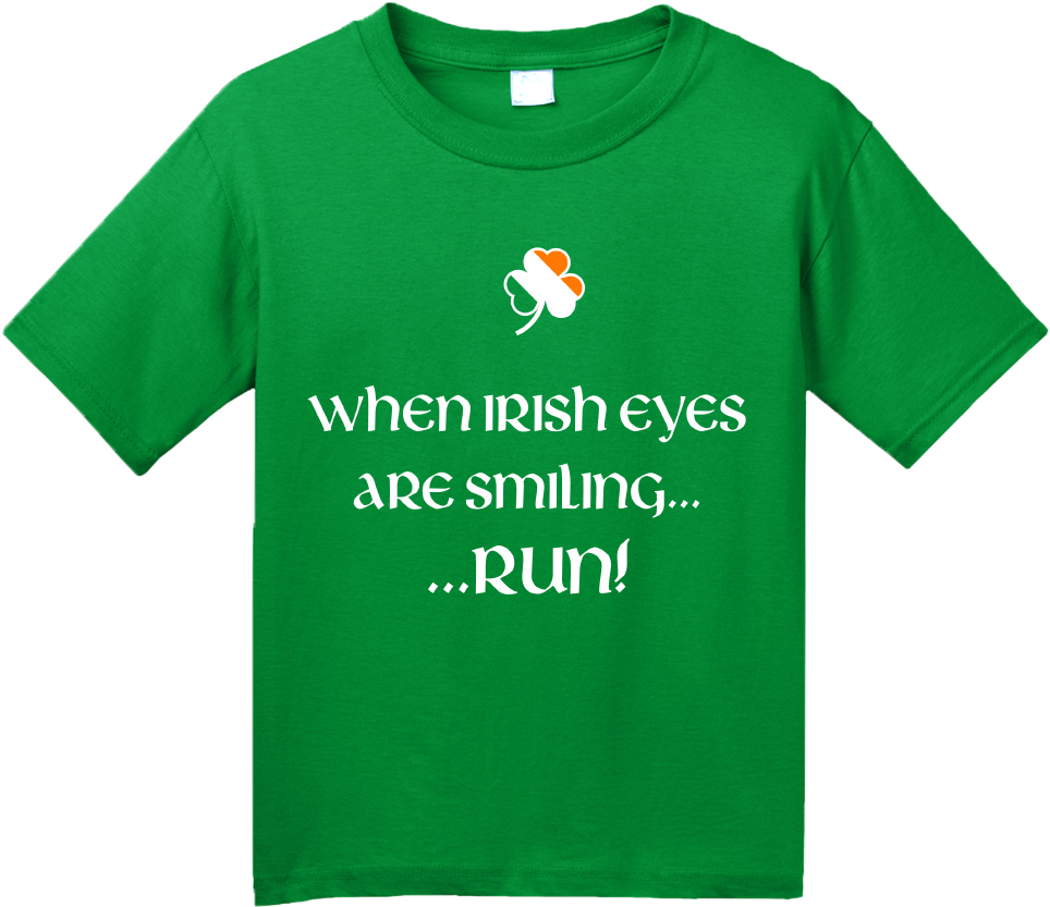 Youth Green When Irish Eyes Are Smiling, Run (1010x1005), Png Download