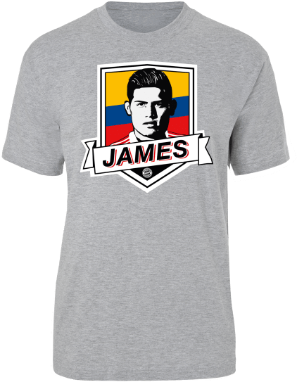 T-shirt James Rodriguez Colombia Kids - Fc Bayern München Tasse James Rodriguez (660x660), Png Download