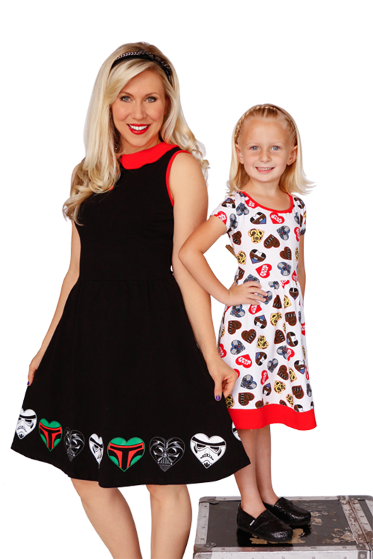 Her Universe Her Universe - Her Universe Star Wars Heart Dress (550x792), Png Download