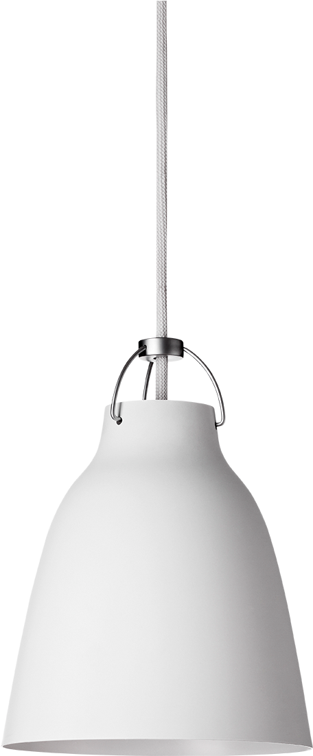 Caravaggio Matt Pendant Lamp White Matt Lacquer - Caravaggio Pendant Light P1 (930x1260), Png Download
