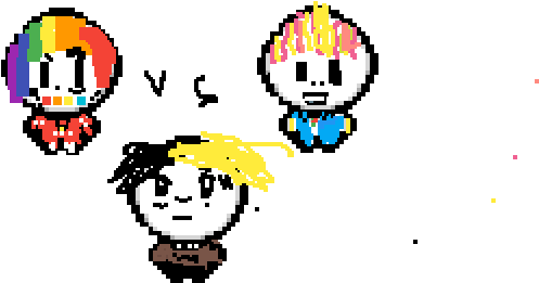 ^6ix9ine Vs Lil Pyump - Drawing (1000x1000), Png Download