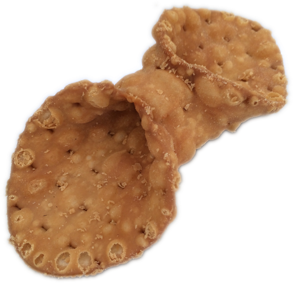 Waffle / Cialda For Sicilian Cannoli Butterfly - Cialda Cannolo (578x578), Png Download