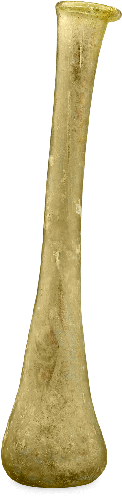 Ancient Roman Golden Glass Bottle (1400x1750), Png Download