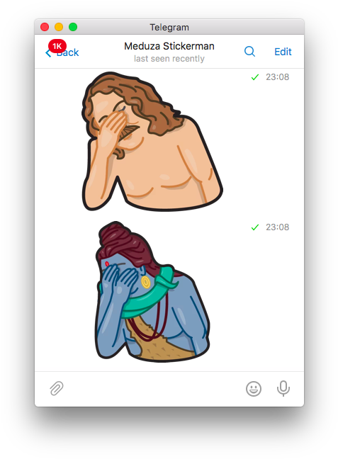Facepalm Stickers By Gudim - Stickers Telegram Png (492x659), Png Download