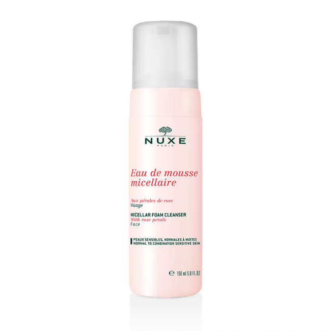 Nuxe Micellar Foaming Cleanser With Rose Petals 150ml - Nuxe (650x650), Png Download