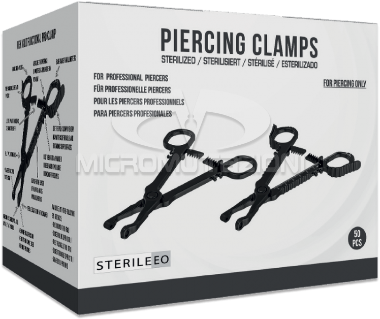 Eo Sterilized Septum Piercing Clamp Pliers, Instruments - Septum Piercing (750x750), Png Download