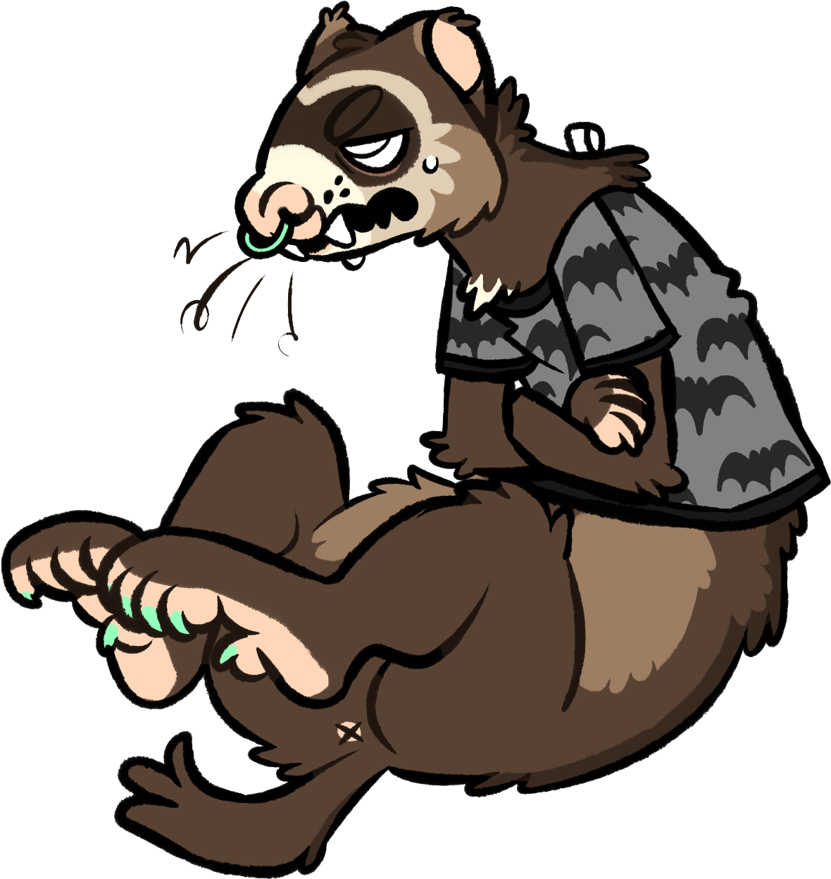 Hnf - Cartoon (1300x1400), Png Download