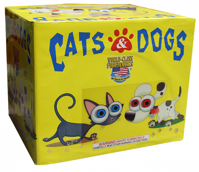 Cats And Dogs Firework - Cats & Dogs (650x562), Png Download