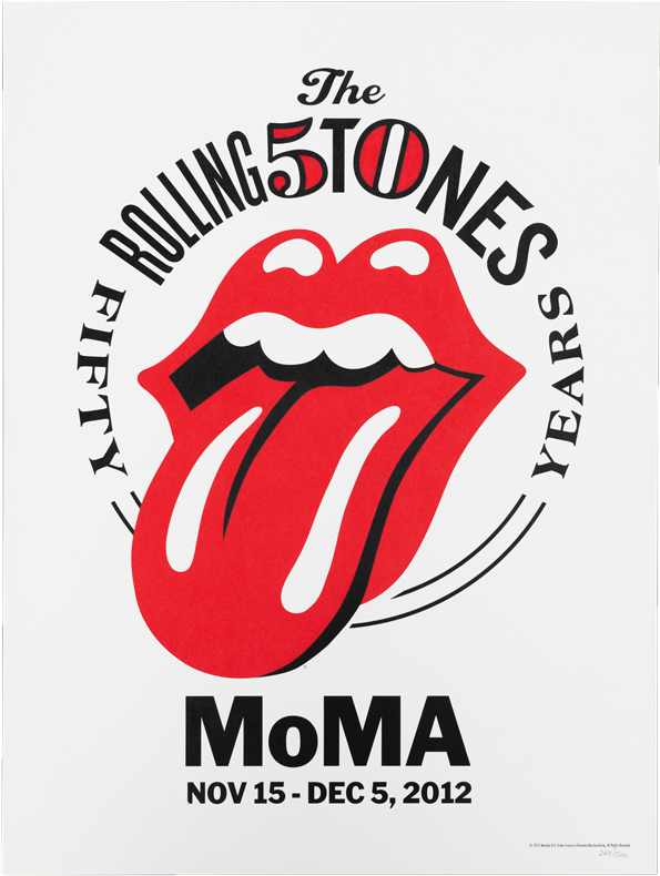 Home / Rolling Stones Moma Lithograph - Rolling Stones Shepard Fairey (1000x1000), Png Download