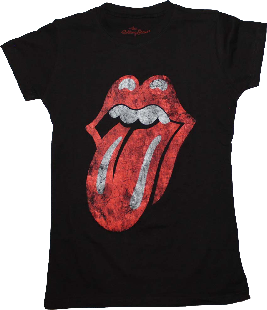 New Arrive Ecf65 22077 Jr Rolling Stones T-shirt - Rock Off Rolling Stones Classic Tongue Fog Foil Mens (854x991), Png Download