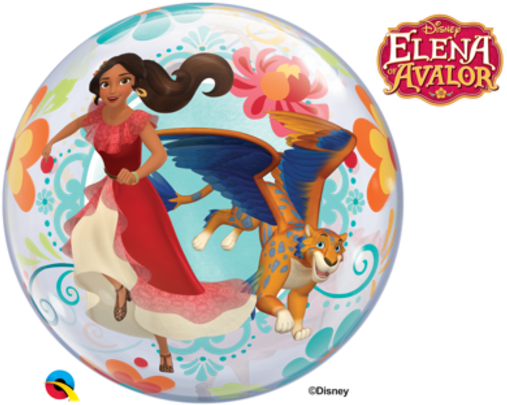 Elena Of Avalor - Qualatex 22 Inch Single Bubble Balloon - Disney Elena (650x650), Png Download