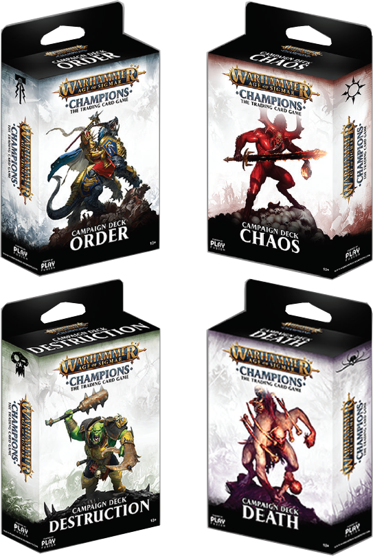 Warhammer Age Of Sigmar Champion Campaign Decks - Warhammer Age Of Sigmar (543x809), Png Download