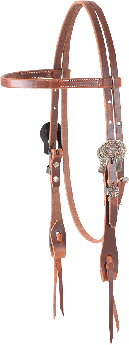 Cowboy Diamond Headstall - Martin Saddlery Martin Cowboy Diamond Buckle Browband (1200x1200), Png Download