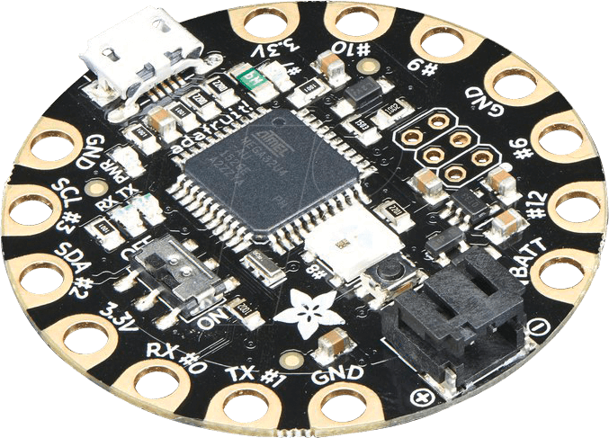 Adafruit Flora Adafruit - Flora V3 - Wearable Electronic Platform (677x487), Png Download