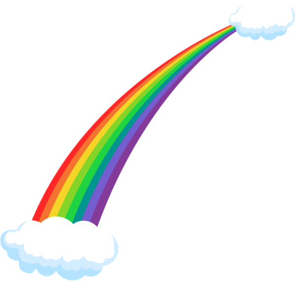 Arc En Ciel,arco Iris,regenboog - Rainbow (600x571), Png Download