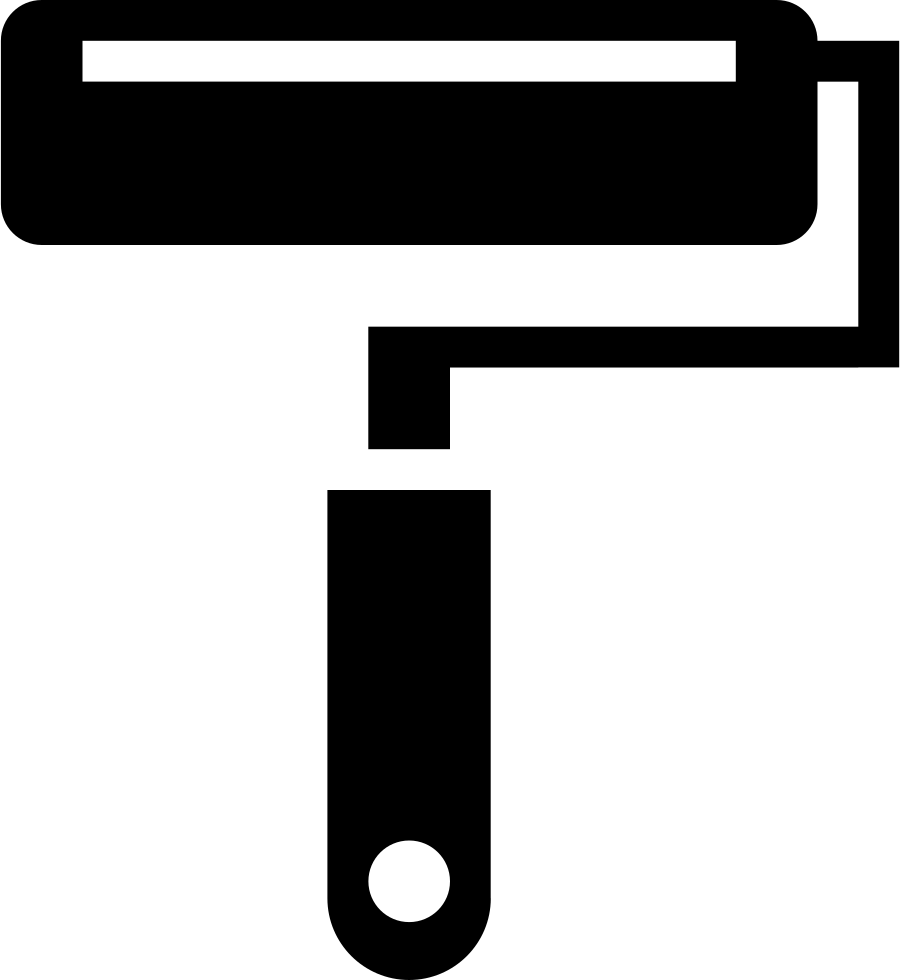 Tool Png Icon Free - Rolo De Pintura Png (900x980), Png Download