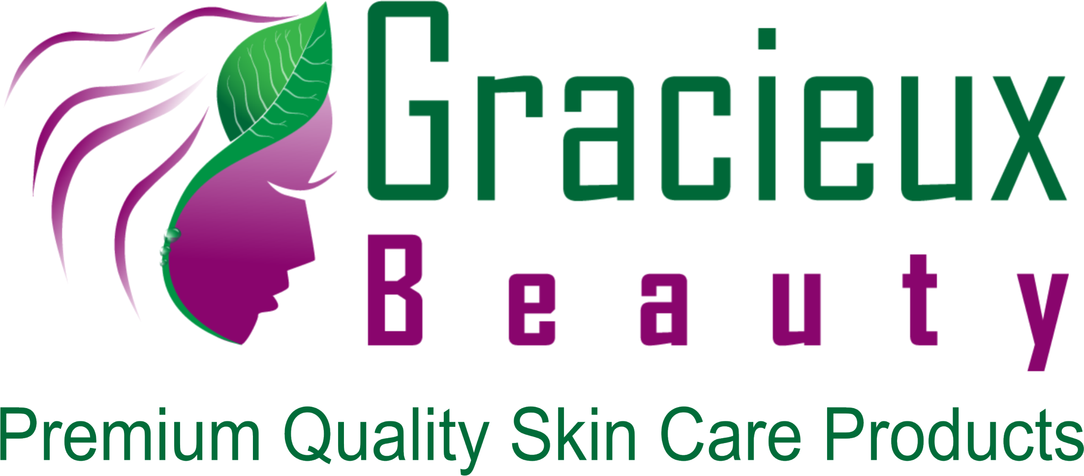 Logo Gracieux Beauty Logo - Godatafeed (2203x968), Png Download